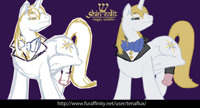 friendship_is_magic male_only my_little_pony prince_blueblood shin-edit straight_hair tenaflux