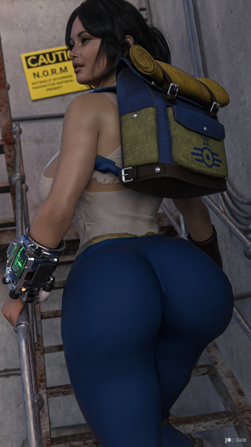 1girls 3d 3d_render alternate_version_available artist_name back_view backpack bag bethesda_softworks big_ass big_breasts black_hair bottomwear breasts celebrity cga3d child_bearing_hips cleavage_cutout clothed clothed_female clothing clothing_cutout computer curvaceous curvaceous_female curvaceous_figure curves curvy curvy_body curvy_female curvy_figure curvy_hips curvy_thighs electronics ella_purnell erotichris fallout fallout_(tv_series) female female_focus female_only fit fit_female from_behind full_body hourglass_figure huge_ass huge_breasts human large_ass large_breasts light-skinned_female light_skin long_hair long_ponytail looking_back lucy_maclean mostly_clothed pale_skin partially_clothed patreon_logo photorealistic ponytail realistic skin_tight skindentation solo solo_female solo_focus thick_thighs tied_hair tight_clothes tight_clothing tights toned toned_body toned_female topwear torn_clothes torn_clothing video_game video_game_character video_game_franchise viewed_from_behind voluptuous voluptuous_female wardrobe_malfunction watermark wide_hips