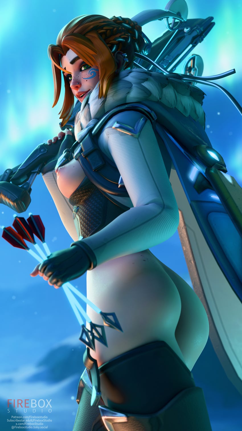 1girls 3d 3d_model 3d_render activision ass ass_cheeks ass_focus blizzard_entertainment breasts breasts_out butt_cheeks butt_focus buttcheeks cute cute_face danish facial_mark facial_markings female fingerless_gloves fireboxstudio fit fit_female fitness freckles freckles_on_face freja_(overwatch) freja_skov fur_clothing fur_collar fur_trim fur_trim_(clothing) ginger ginger_female ginger_hair gorgeous green_eyes high_quality high_resolution highres hunter huntress light-skinned_female light_skin nipples nordic nsfw outdoor outdoor_nudity outdoors overwatch overwatch_2 render rule34 sexy sexy_pose solo solo_female toned_body toned_female video_game video_game_character video_game_franchise video_games viking viking_female wallpaper