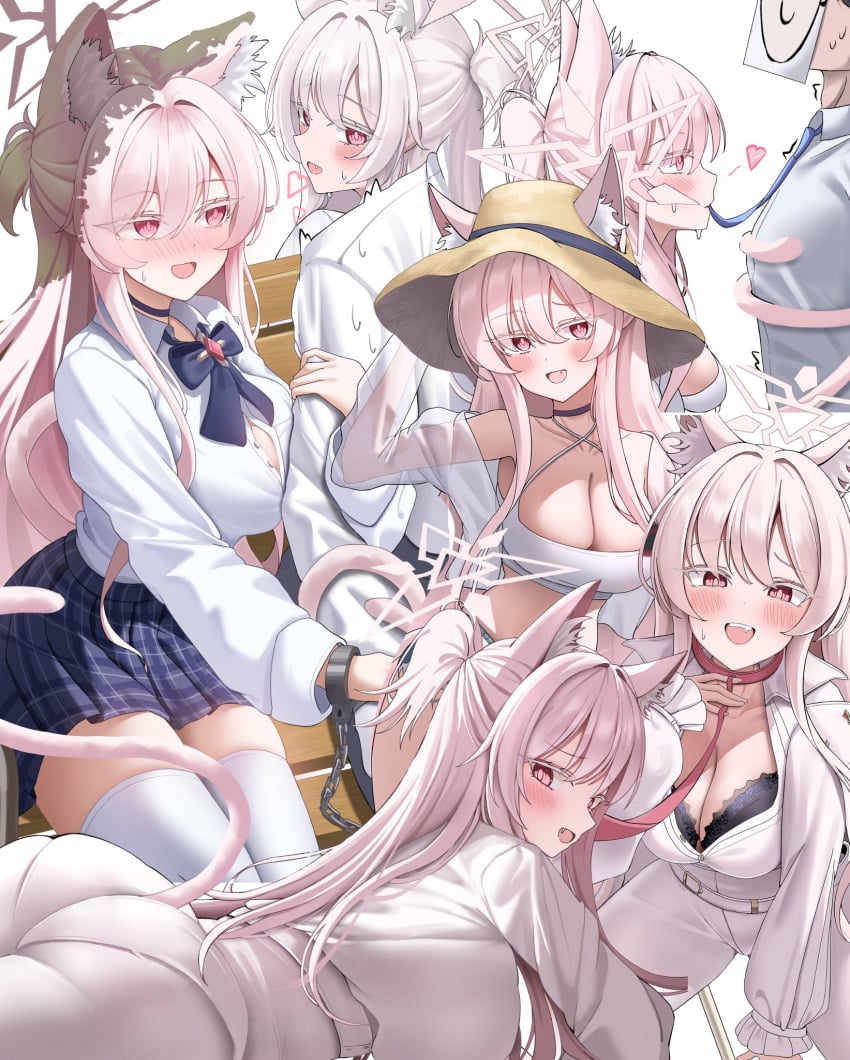 akira_(blue_archive) blue_archive cat_ears catgirl deriolet