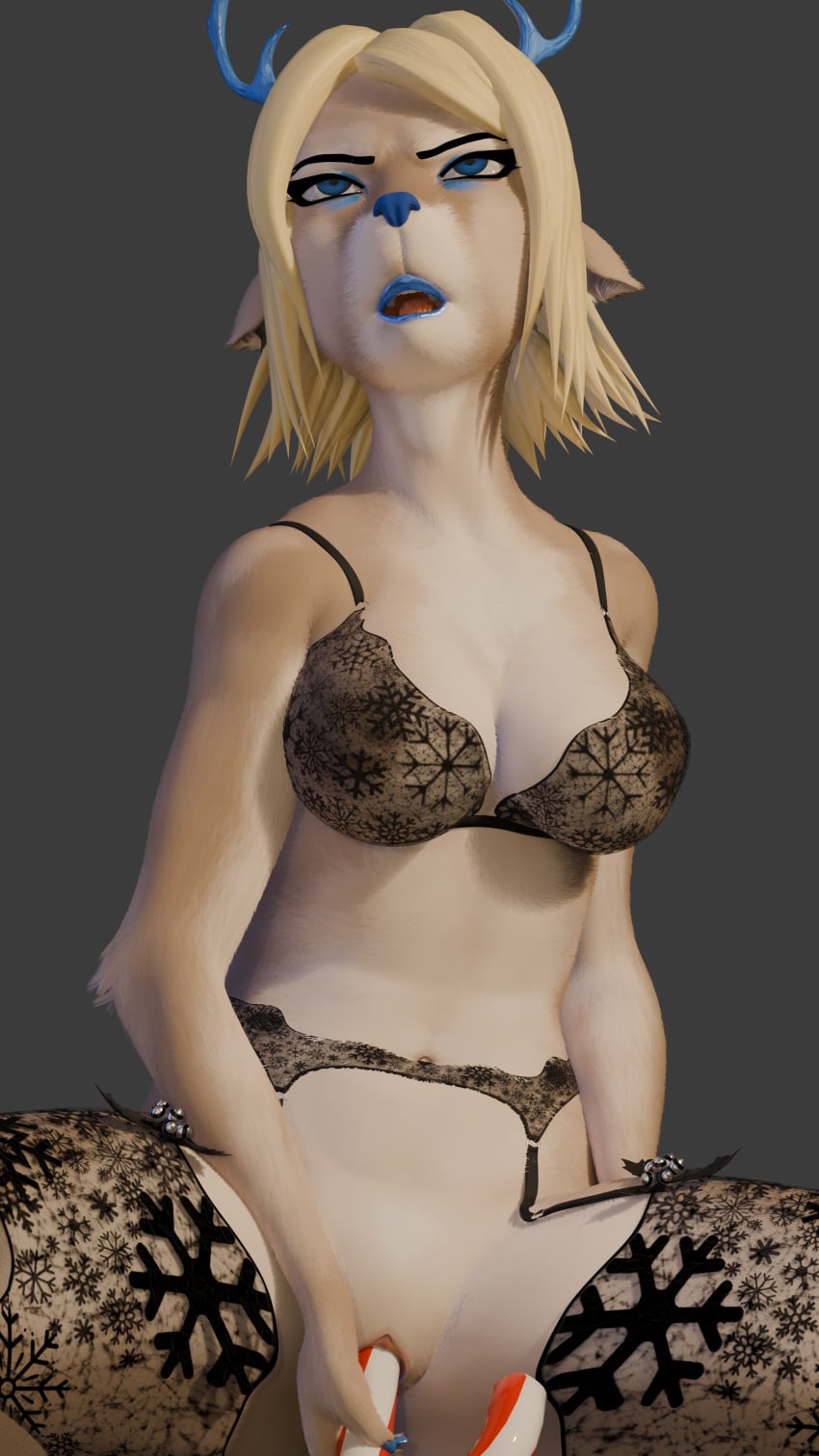 absurd_res animal_humanoid anthro carol_holiday clothing deep_penetration deer deer_humanoid deltarune female hellnayt hi_res humanoid improvised_sex_toy lingerie mammal mammal_humanoid masturbation penetration undertale_(series) vaginal_penetration