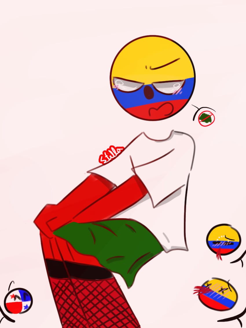 7w7 colombia colombia_(countryhumans) countryhumans ecuador ecuador_(countryhumans) love panama panama_(countryhumans) trio uwu venezuela venezuela_(countryhumans)