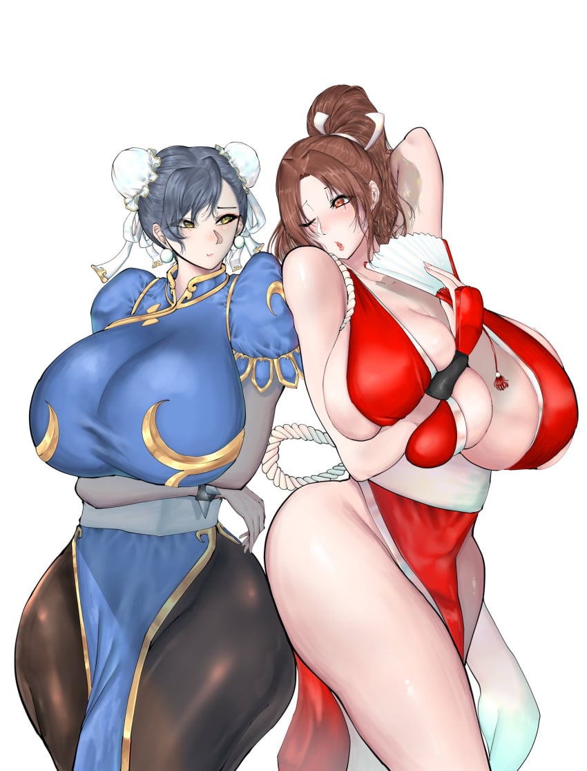 2024 2d 2d_(artwork) 2girls arms_under_breasts asian asian_female ass athletic athletic_female bare_arms bare_legs bare_shoulders bare_thighs big_ass big_breasts big_butt bigtitssyouhi black_hair blue_clothing blush blushing boob_squish bracelet breasts brown_hair butt capcom capcom_vs_snk capcom_vs_snk_2 chinese chinese_clothes chinese_female chun-li cleavage clothed clothed_female clothing color colored crossover curvaceous curves curvy curvy_body curvy_female curvy_figure death_battle ear_piercing fan fantasy fatal_fury fatal_fury_2 female full_color hair hair_bun hips holding_object huge_ass huge_breasts huge_butt japanese japanese_clothing japanese_female king_of_fighters kunoichi kunoichi_dress large_ass large_breasts large_butt light-skinned_female light_skin long_hair mai_shiranui massive_ass massive_breasts massive_butt multiple_girls naughty pantyhose ponytail red_clothing red_eyes seductive short_hair snk snk_heroines:_tag_team_frenzy snk_vs_capcom spiked_bracelet street_fighter street_fighter_6 street_fighter_alpha_2 street_fighter_ii street_fighter_iii:_3rd_strike street_fighter_iii_(series) street_fighter_iv street_fighter_iv_(series) street_fighter_v textless thick_thighs thighs video_game video_game_character video_game_franchise video_games voluptuous voluptuous_female yellow_eyes