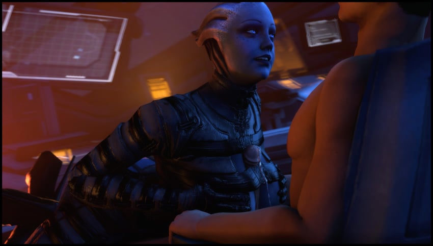 3d 3d_(artwork) asari boobjob breasts cum cum_on_breasts fetish_wear foab30 liara_t'soni mass_effect paizuri sex titfuck titjob