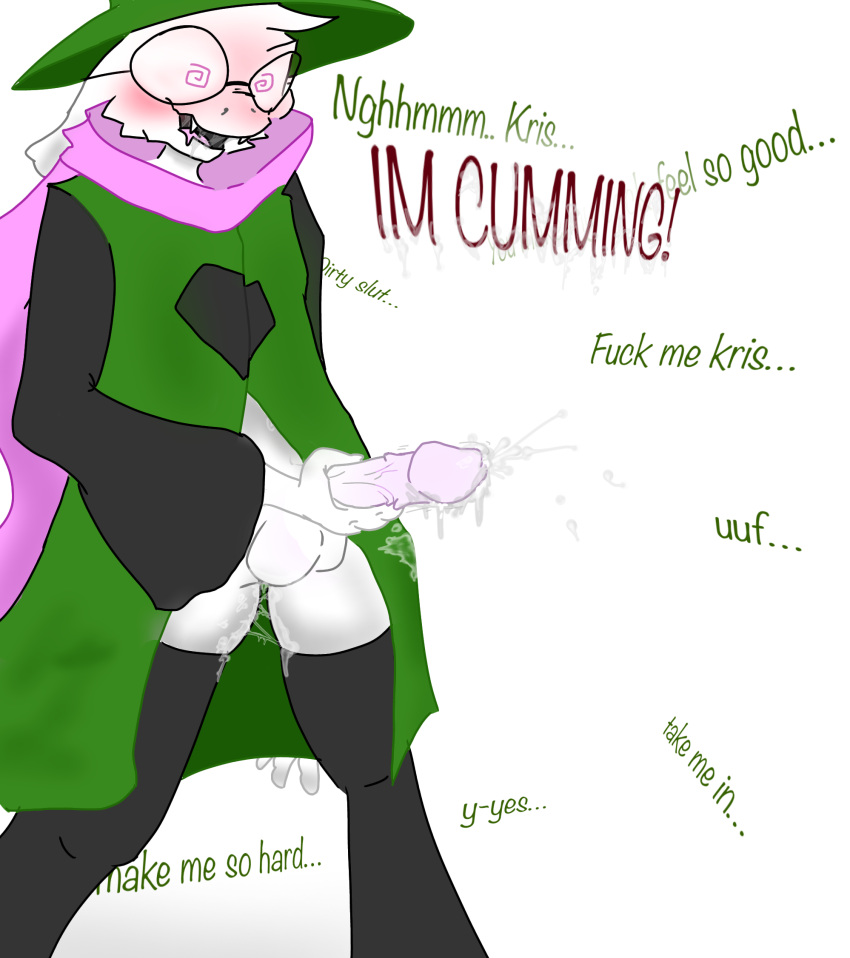 cum_in_ass cum_on_body cumming deltarune femboy guy jerking_off jerkingoff lost_in_pleasure moaning_in_pleasure ralsei ralsei_with_white_fur submissive_male thick_ass thighhighs thinking_of_someone_else