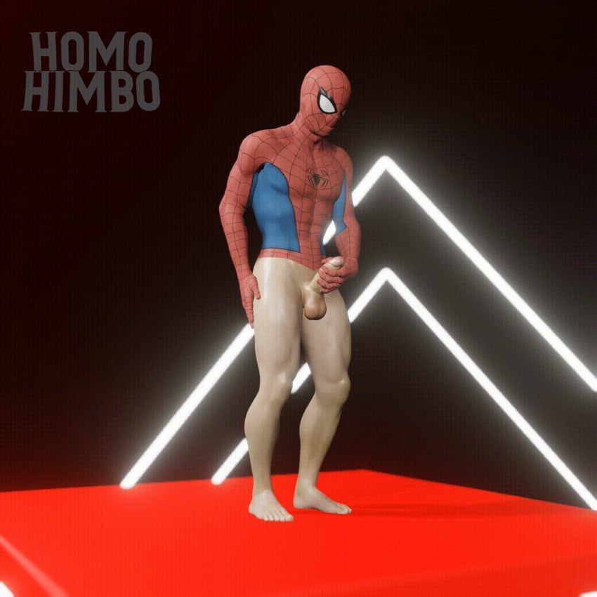 1boy animated gay homohimbo loop looping_animation marvel masturbation no_pants penis skinsuit solo solo_male spider-man spider-man:_across_the_spider-verse spider-man:_into_the_spider-verse spider-man_(ps4) spider-man_(series) superhero_costume