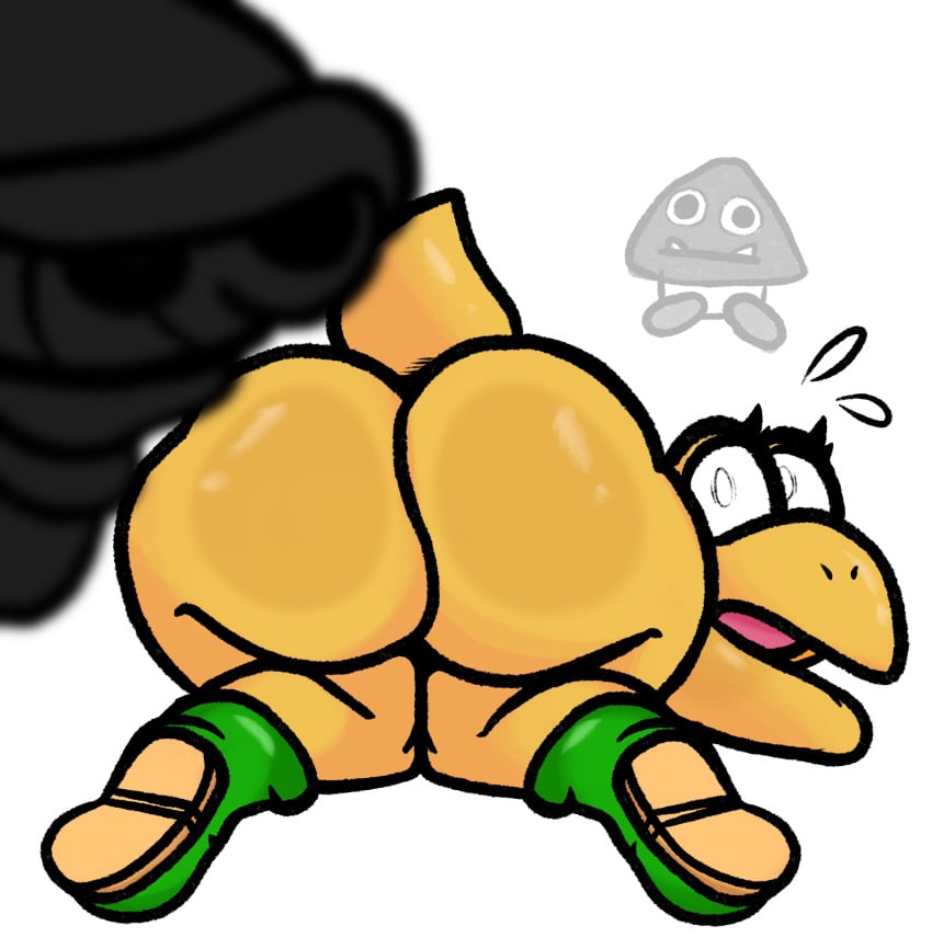 2024 ambiguous_gender ass ass_focus ass_up boots_only bubble_butt child_bearing_hips digital_media_(artwork) dumptruck_ass eyelashes fat_ass feminine flying_sweatdrops footwear_only functionally_nude funny goomba green_clothing green_koopa_troopa imminent_penetration imminent_sex koopa koopa_shell koopa_troopa lewdewott long_eyelashes looking_back mario_(series) meme nervous nintendo offscreen_character open_mouth reptile scared shadow shell shiny_skin shoes_only shortstack simple_background suprised sweat tail thick_ass turtle white_background white_eyes wide_hips yellow_body