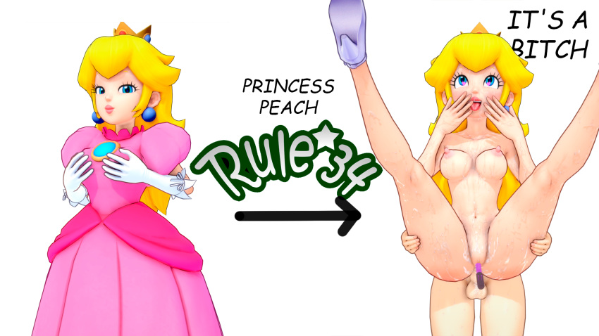 1boy 1girls 3d ahe_gao anal anal_sex artist_request clothed cum cum_in_body eyes_up female heart_eyes koikatsu male mario_(series) nintendo princess_peach pussy_juice rule_34_(booru) sex_toy simple_background source_request sweat sweaty_body touching_breast vibrator vibrator_in_pussy white_background