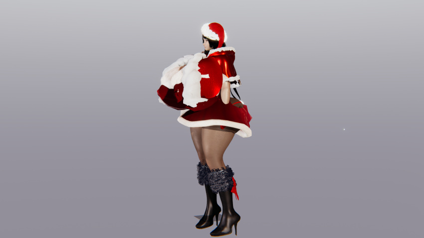 chifuyu_orimura honey_select_2 huge_ass huge_butt infinite_stratos orimura_chifuyu santa_claus_(cosplay)