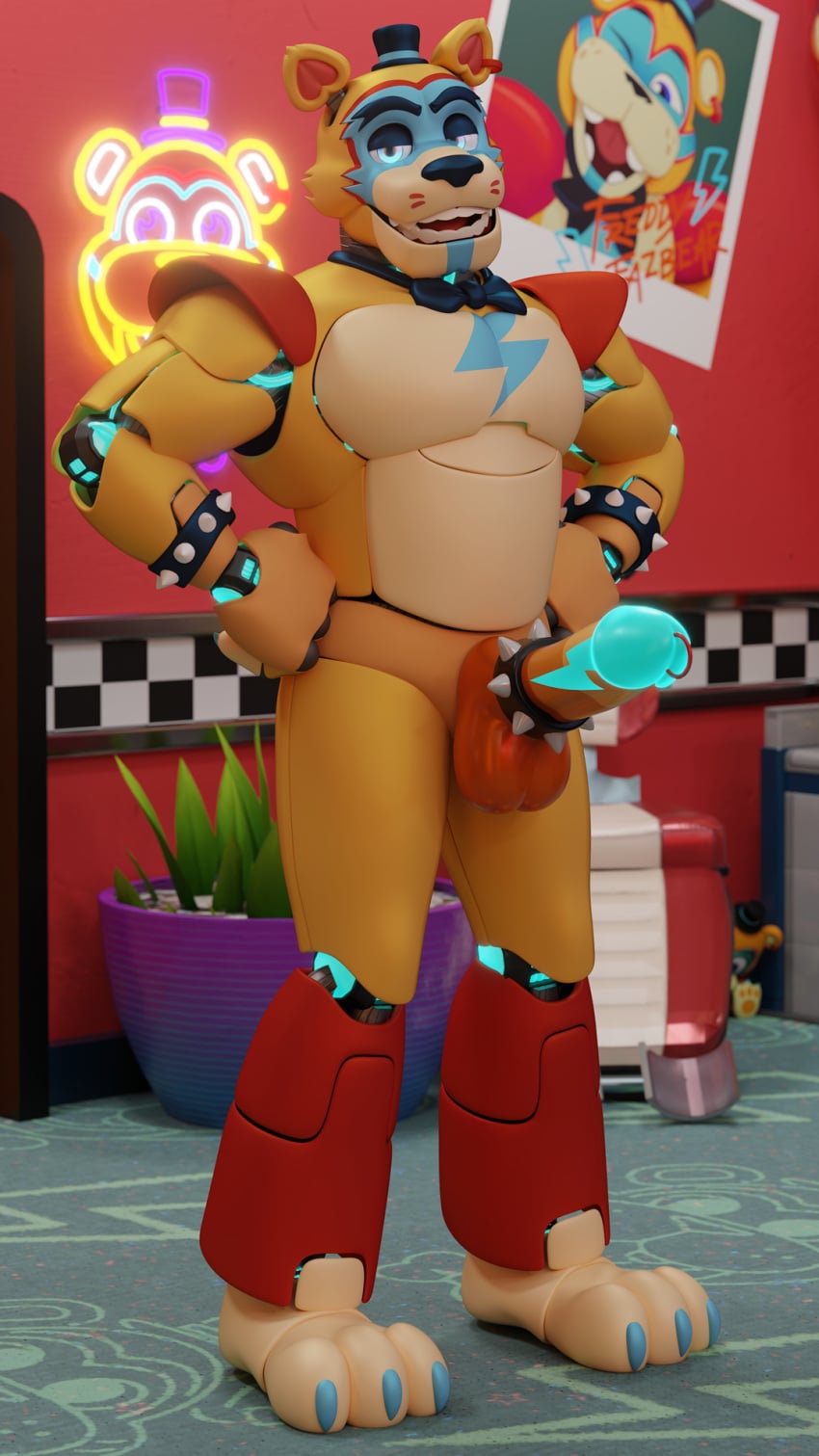 Glamrock Freddy (Fnaf) Rule 34 Image
