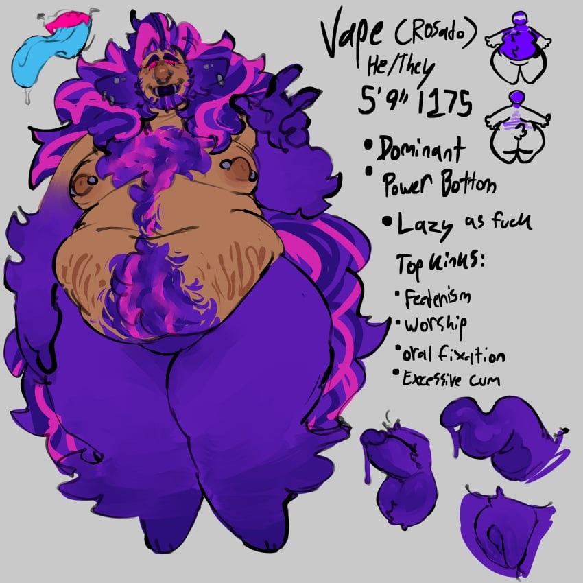 anthro furry generation_1_pokemon gengar gijinka information information_sheet penis pokemon pokemon_(species) reference_image reference_sheet tagme text vape_(yaizl_art) yaizl_art