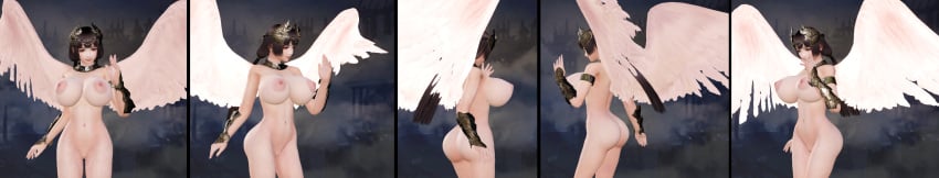 1girls 3d angel angel_wings areola areolae ass big_areola big_areolae big_breasts big_nipples bimbo breasts brown_hair female game_mod gigantic_areola gigantic_areolae gigantic_breasts huge_areola huge_areolae huge_breasts huge_nipples ii_naotora ii_naotora_(sengoku_musou) large_areolae large_breasts large_nipples massive_breasts mod musou_orochi naked naotora_ii nipples nude nude_mod pussy samurai_warriors sengoku_musou twintails warriors_orochi wings