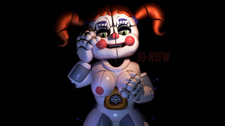 1girls 3d animatroic baby_(fnafsl) big_breasts breast_grab breasts chubby chubby_female circus_baby circus_baby_(fnaf) circus_baby_(original) female female_only five_nights_at_freddy's five_nights_at_freddy's:_sister_location full_color grabbing_own_breast green_eyes joeshownsfw naked naked_female nipples no_penetration nude nude_female pink_nipples robot robot_girl robot_humanoid solo solo_female twintails white_body