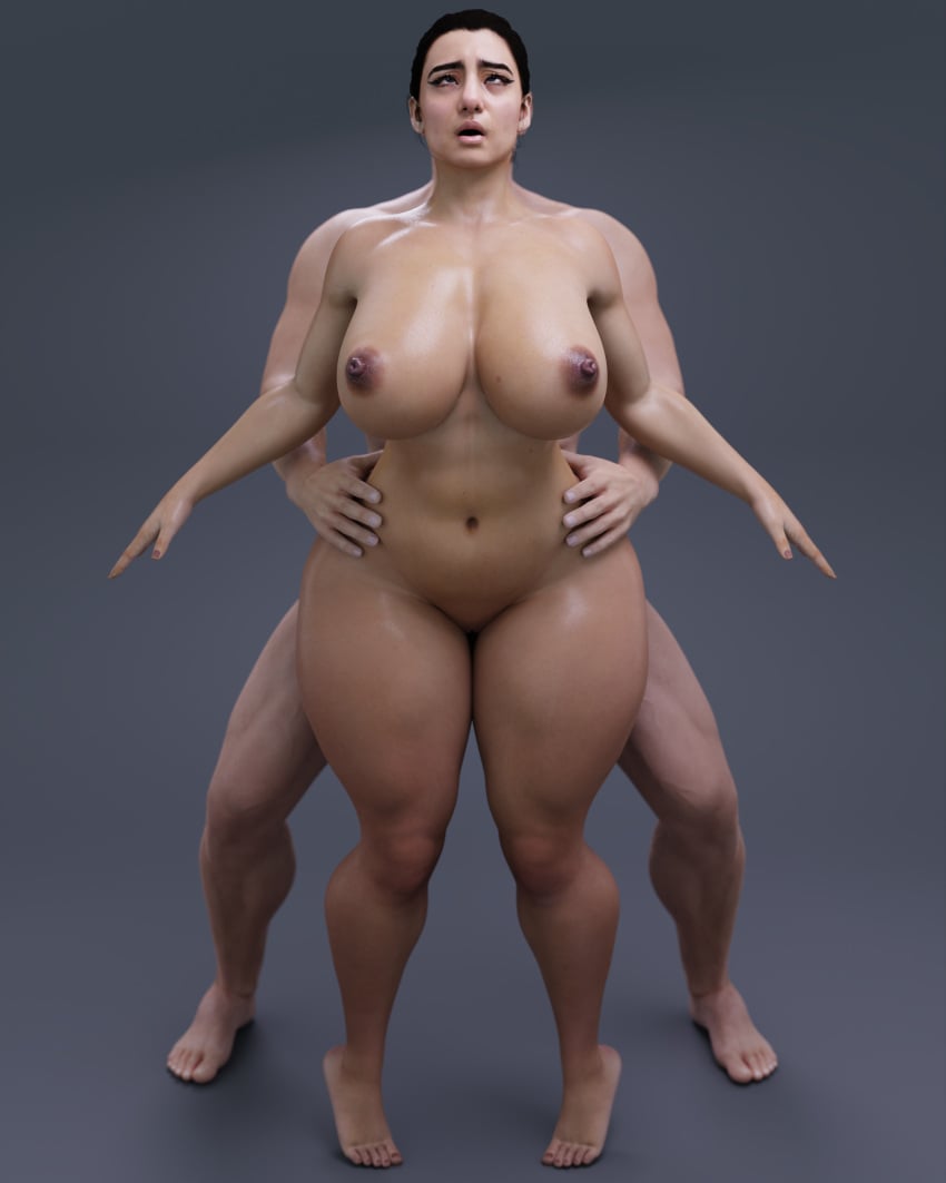 big_ass big_breasts call_of_duty curvy_figure farah_karim grab_from_behind hbc3d modern_warfare modern_warfare_(2019) sex white_male