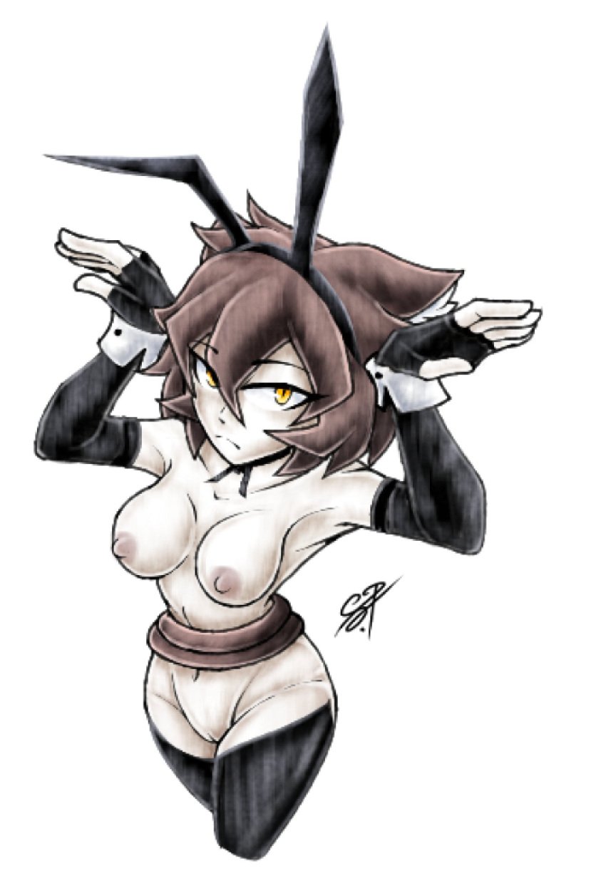 alternate_version_available bunnysuit cat_ears digital_art original_character tastefulanatomy