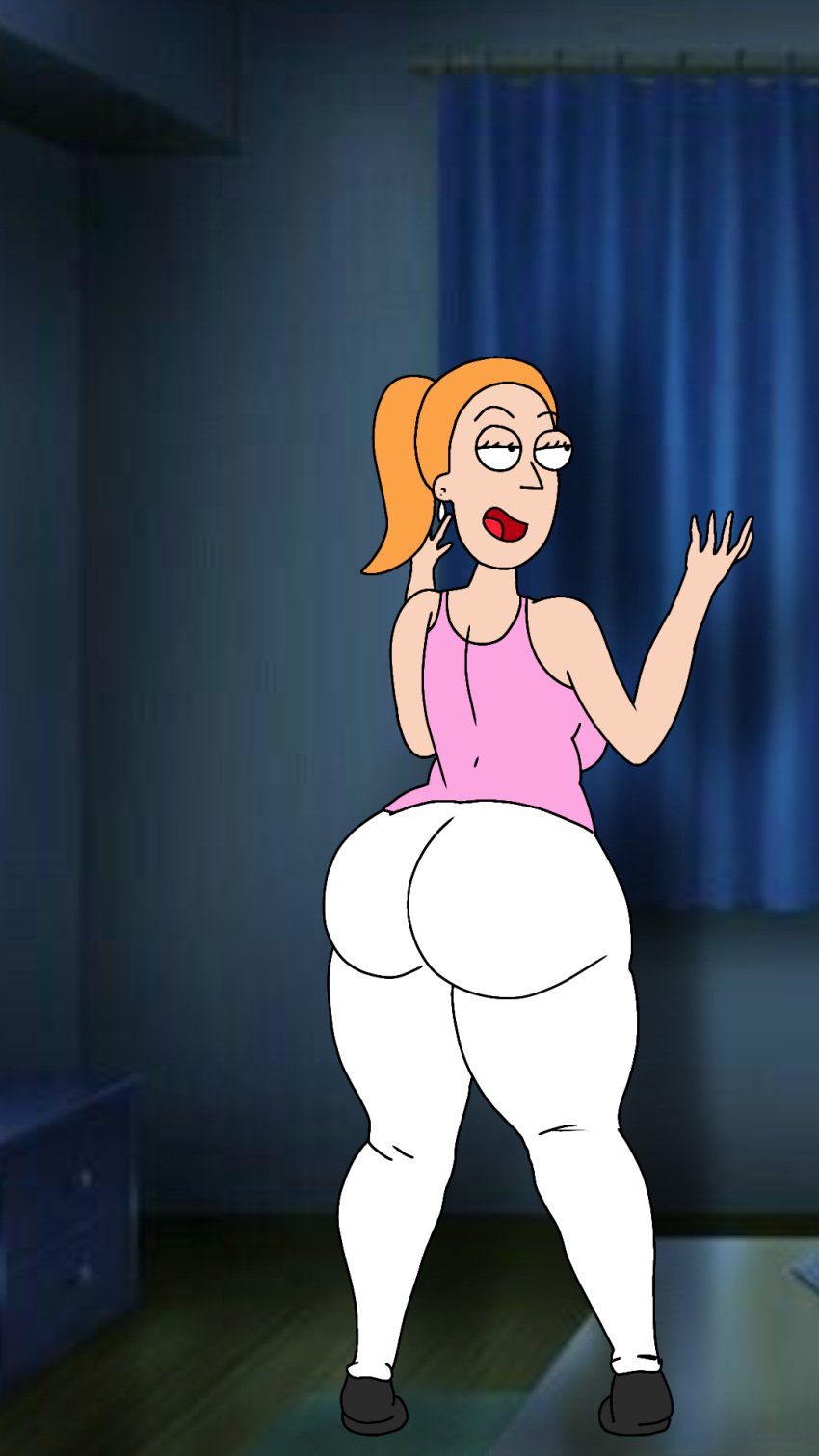 1female adult_swim ass ass_focus big_ass female female_only rick_and_morty summer_smith