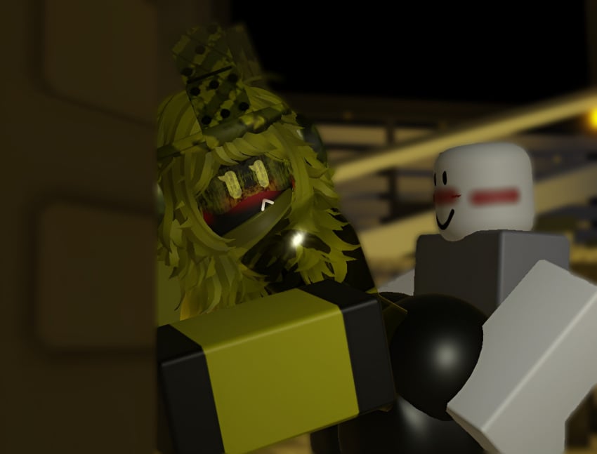 1girls 3d :< against_wall black_body blush domino_crown exec_(the_battle_bricks) genderswap_(mtf) grey_body roblox roblox_game robloxian rule_63 self_upload sex the_battle_bricks tumore wompwompsad yellow_hair