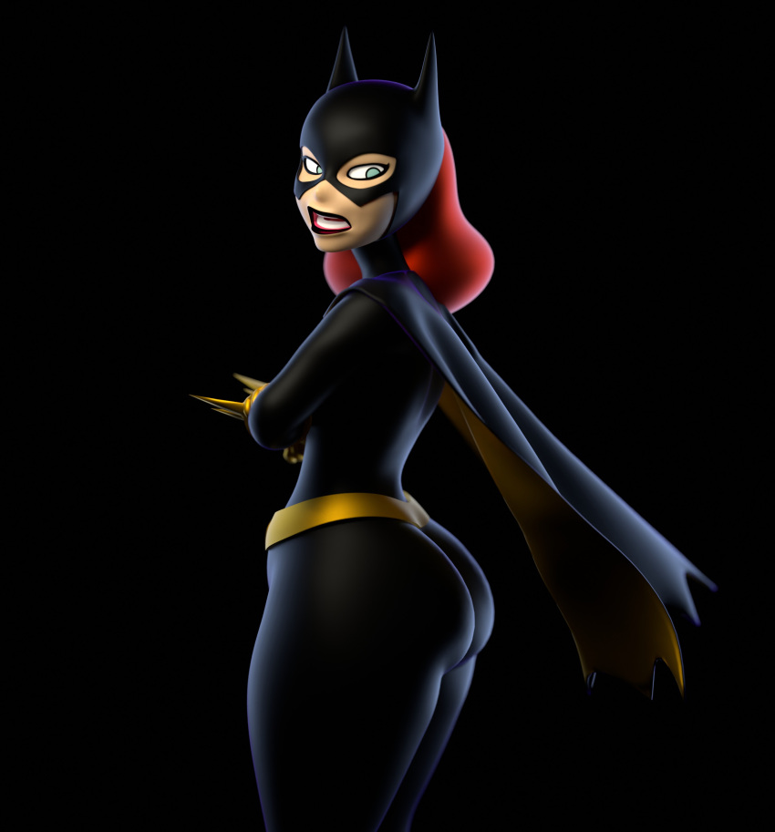 3d barbara_gordon batgirl batgirl_(dcau) batgirl_(the_new_batman_adventures) batman:_the_animated_series batman_(series) big_ass bubble_butt dc dc_comics dcau female huge_ass tagme thick_thighs wide_hips yurisylentra