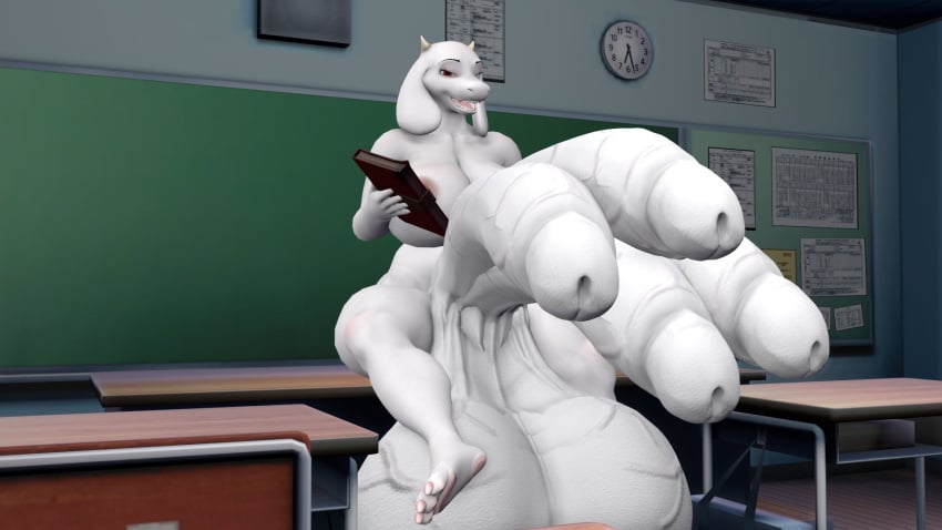 1futa 3d anthro big_breasts big_penis breasts cleavage futa_only futanari huge_breasts huge_cock hyper_penis intersex milf nipples novaparadox1337 penis tagme thick_thighs toriel undertale wide_hips