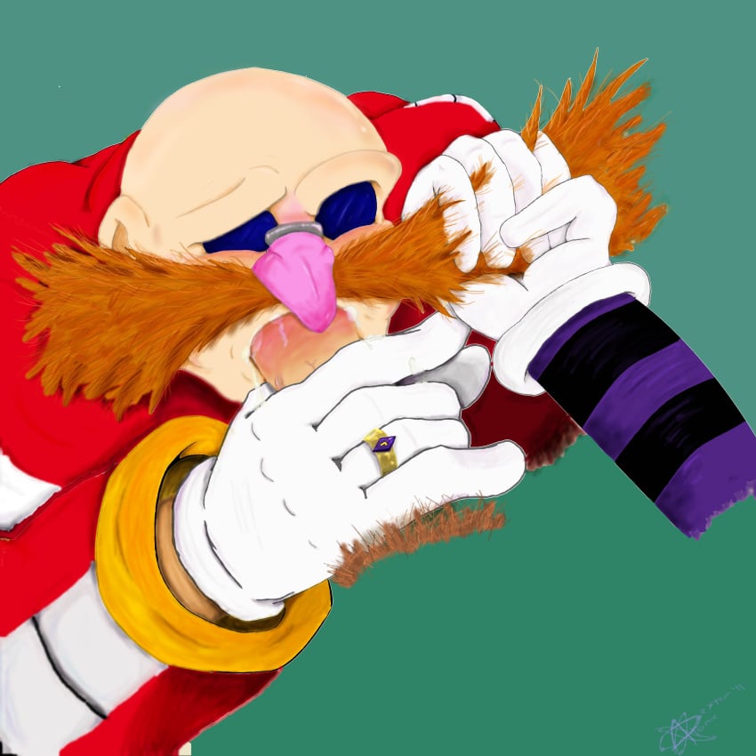 anthro big_the_cat blowjob blush blushing dick_in_hand dr._eggman dr_robotnik fellatio gay ivo_robotnik male male_only multiple_males sonic_(series) tagme yaoi