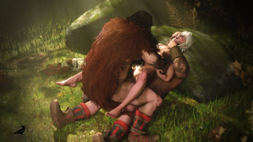 2boys 3d anal bandits choking ciri clothing_aside female forced forest grabbing_breasts holding penetration pussy rape rough_sex source_filmmaker tears the_witcher_3:_wild_hunt twistedraven