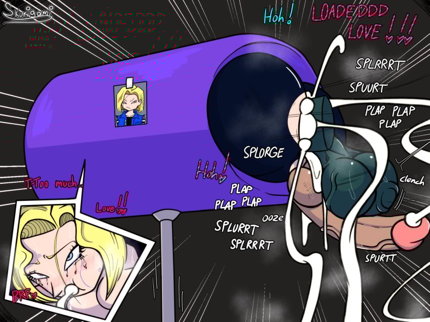 anal android_18 balls_deep balls_on_balls big_ass big_balls big_butt big_penis breeding_mount breeding_mount_with_someone_inside cumming cumming_from_anal_sex cumming_in_ass cumming_inside cumming_together cumming_while_penetrated cumming_while_penetrating dragon_ball futa_on_futa futanari loads_of_cum musky_penis ribrianne ripped_pants rough_anal skurigami spitting_cum sweaty_balls sweaty_butt veiny_penis