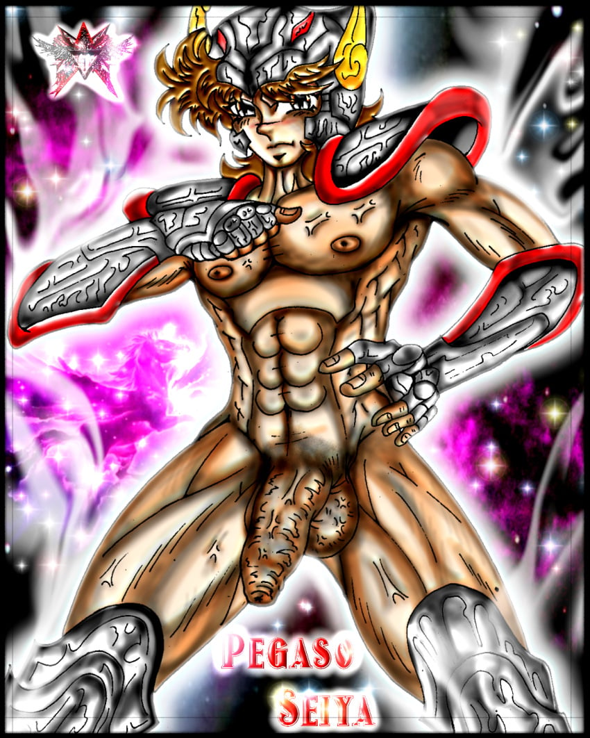 foreskin gay lucifer_seraphim male male_only muscle muscles muscular nude pegasus_seiya penis saint_seiya tagme yaoi