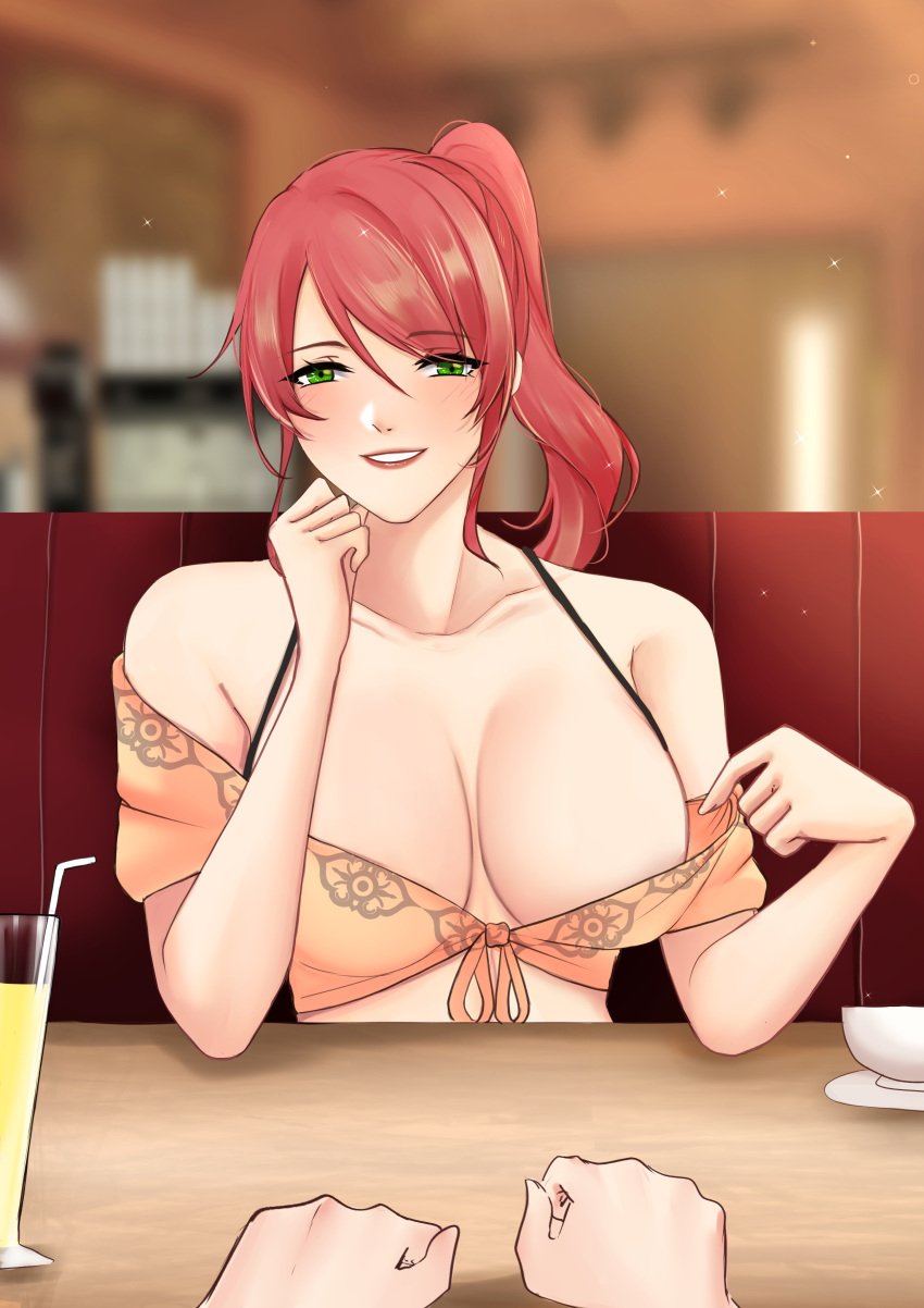 day_an pyrrha_nikos red_hair teasing