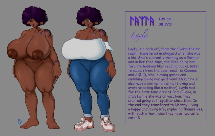 dark-skinned_female layla_(mister_blueee) mister_blueee nude reference_sheet tagme