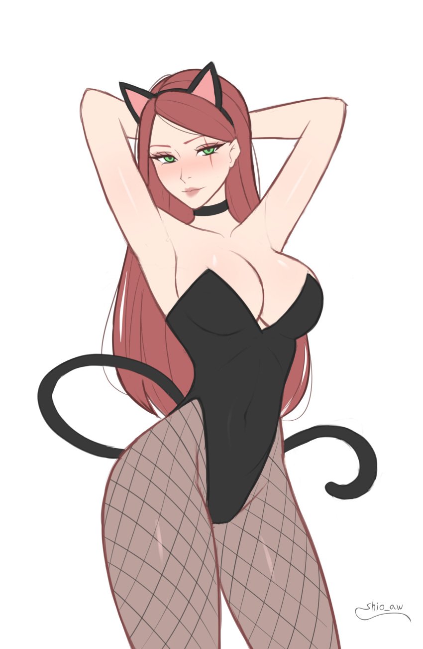 bunnysuit cat_ears katarina_du_couteau league_of_legends shio_aw