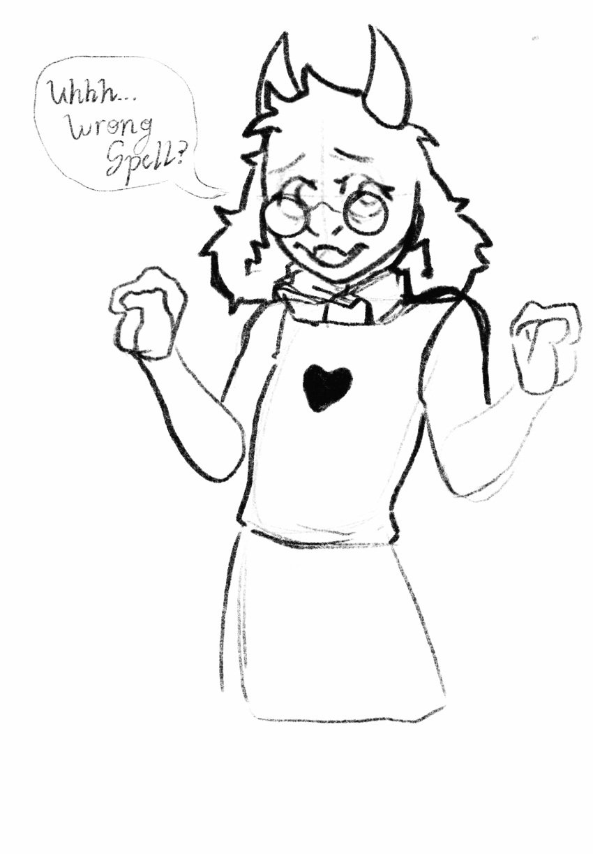 1boy 1girls animated bouncing_breasts breast_expansion breast_growth deltarune expansion female femboy glasses goat goat_ears growth heart_symbol horns male ralsei ralsei_(deltarune) ralsei_(female) ralsei_with_white_fur self_upload text text_bubble whatthedude