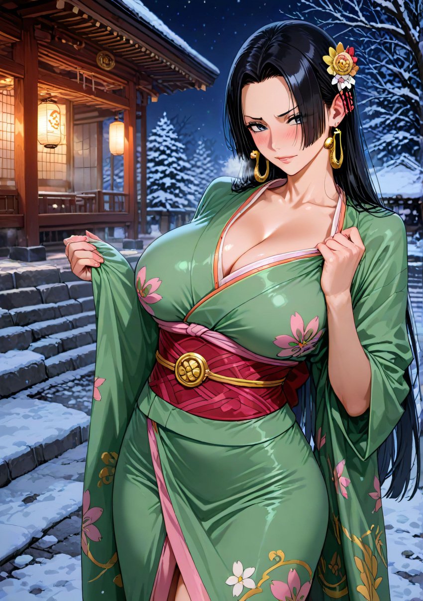 ai_generated alan_ai boa_hancock female female_only kimono one_piece