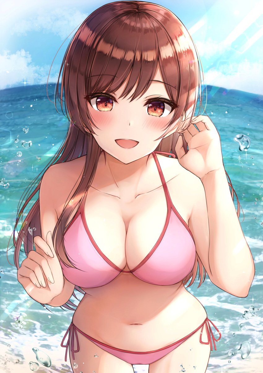 1girls bare_armpits bare_arms bare_ass bare_back bare_belly bare_butt bare_chest bare_hands bare_hips bare_legs bare_midriff bare_navel bare_shoulders bare_skin bare_thighs beach belly belly_button bikini bikini_bottom bikini_only bikini_top blue_sky blush blush_face blushing_at_viewer blushing_female breasts brown_eyebrows brown_eyes brown_eyes_female brown_hair brown_hair_female cleavage clouds coast collarbone curvaceous curvaceous_body curvaceous_female curvaceous_figure curvaceous_hips curvaceous_teen curvy curvy_body curvy_female curvy_figure curvy_hips curvy_teen day daylight daytime elbows exposed_armpits exposed_arms exposed_ass exposed_back exposed_belly exposed_butt exposed_chest exposed_hips exposed_legs exposed_midriff exposed_navel exposed_shoulders exposed_skin exposed_thighs female female_focus female_only fingernails fingers groin hair_between_eyes half_naked half_nude halterneck high_resolution highres horizon hourglass_figure kanojo_okarishimasu large_breasts lean_figure long_hair looking_at_viewer midriff mizuhara_chizuru naked naked_female naked_woman narrow_waist navel nude nude_female nudity ocean open_mouth open_mouth_smile outdoor outdoor_nudity outdoors outside parted_lips sand sea seaside semi_nude shoulders side-tie_bikini sky slender_body slender_waist slim_waist smile smiley_face smiling smiling_at_viewer solo standing string_bikini swimsuit swimwear thigh_gap thighs tongue upper_body wide_hips yukiunag1