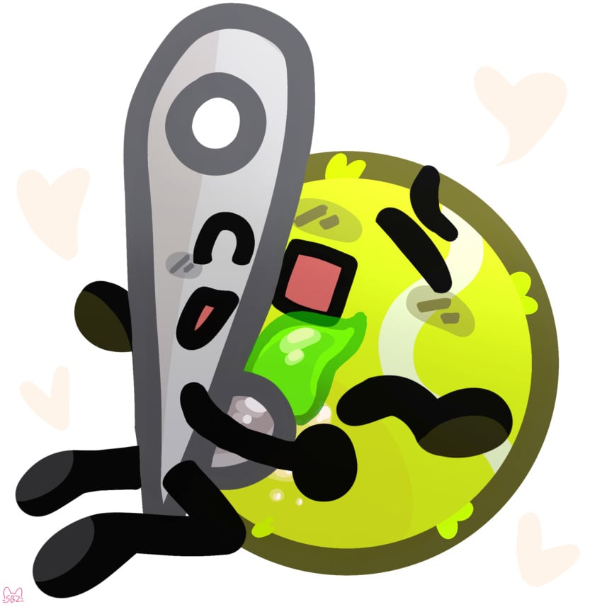 1boy1futa 1boy1girl 1girl1boy 1male1futa :3 anal_sex anal_sex battle_for_dream_island bfdi bfdia blush closed_eyes color colored cum_stain female_penetrating_male futa_penetrating_male futanari happy heart juice legs_spread needle_(bfdi) non-human o_o object_shows open_legs osc shaded tennis_ball_(bfdi) tentacle tentacle_sex the_power_of_two tpot watermark white_background