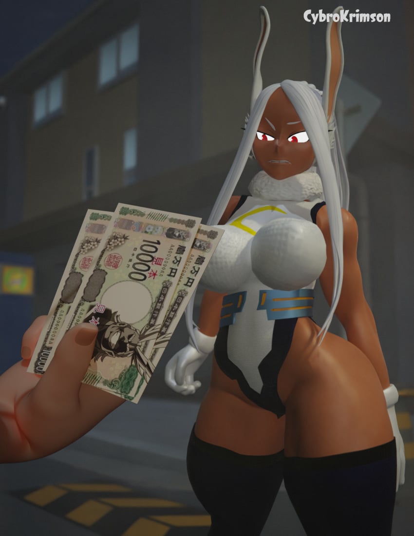 3d big_breasts blender boku_no_hero_academia cybrokrimson hero_outfit_(mha) my_hero_academia prostitution rabbit_ears rabbit_girl rumi_usagiyama tagme usagiyama_rumi