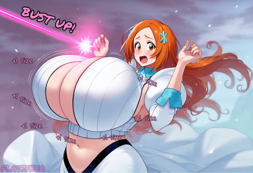 bleach breast_expansion flatifier gigantic_breasts huge_breasts inoue_orihime