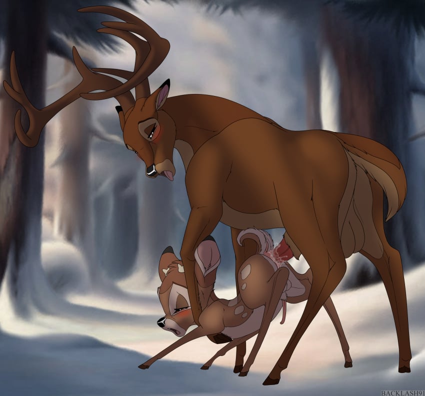 2024 adult_on_young age_difference anal anal_sex backlash91 bambi bambi_(film) conditional_dnp cub deer disney duo father_(lore) father_and_child_(lore) father_and_son_(lore) feral feral_on_feral from_behind_position furry hi_res incest_(lore) male male/male male_penetrated male_penetrating male_penetrating_male mammal outside parent_(lore) parent_and_child_(lore) parent_and_son_(lore) penetration sex son_(lore) the_great_prince_of_the_forest young