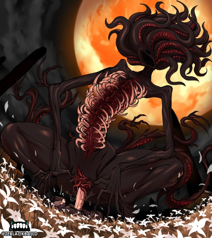 1boy 1girls alien alien_girl anthro bloodborne deity duo duo_focus eldritch_abomination eldritch_horror female fromsoftware giantess goddess great_one huge_cock human human_penetrating hunter_(bloodborne) larger_female light-skinned_male monster_girl moon_presence nightmare_fuel nightmare_waifu size_difference size_play smaller_male spread_pussy tentacle_hair tentacle_pussy tentacle_sex unusual_pussy vaginal_penetration vaginal_sex wet_pussy ze_blackball.d zeblackballd_(artist)