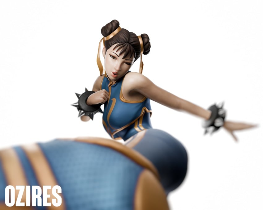 1girls 2024 3d 3d_(artwork) athletic athletic_female blender brown_hair brown_hair buns capcom chun-li chun-li_(fortnite) clothed clothing curvaceous curves curvy curvy_body curvy_female curvy_figure epic_games female female_focus female_only fortnite fortnite:_battle_royale hi_res highres light-skinned_female light_skin looking_at_viewer oziresnsfw pose posing simple_background smirk smirking solo solo_focus street_fighter street_fighter_v thick_thighs watermark