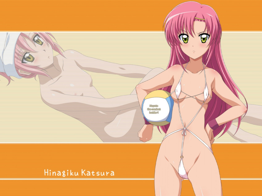 bikini hayate_no_gotoku! hinagiku_katsura pink_hair swimsuit tagme