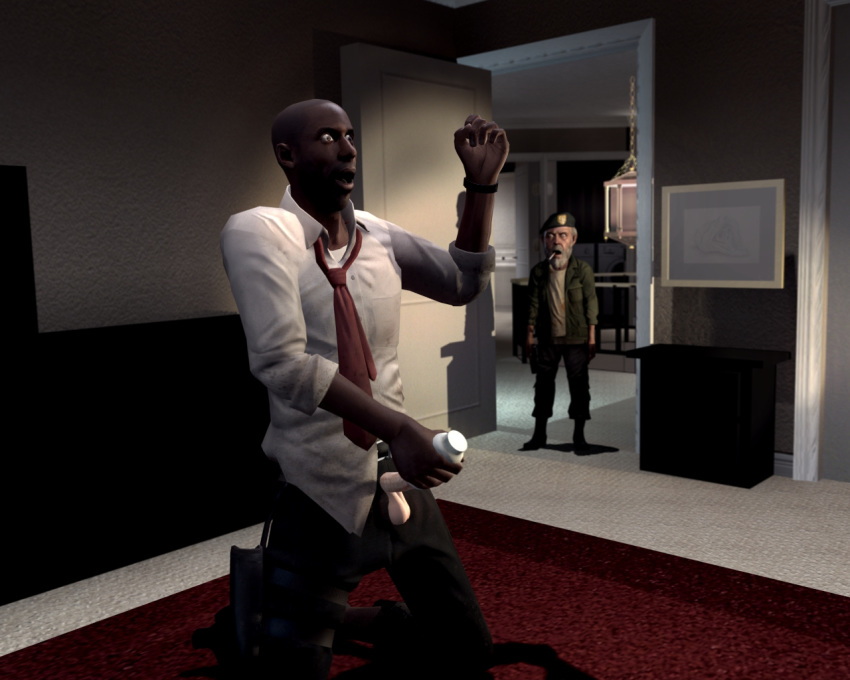 3d bill_(left_4_dead) garry's_mod gay left_4_dead louis_(left_4_dead) male male_only tagme