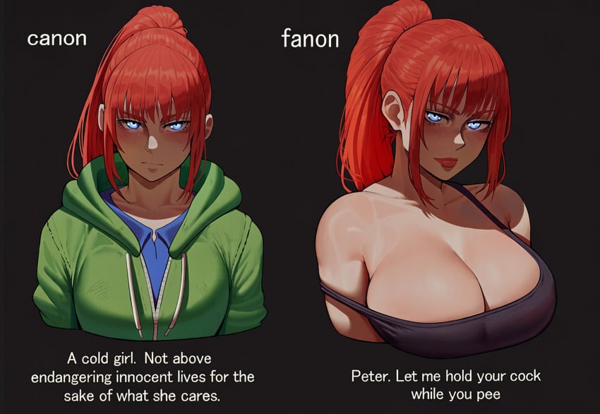 Canon Vs Fanon (Meme) Rule 34 Image