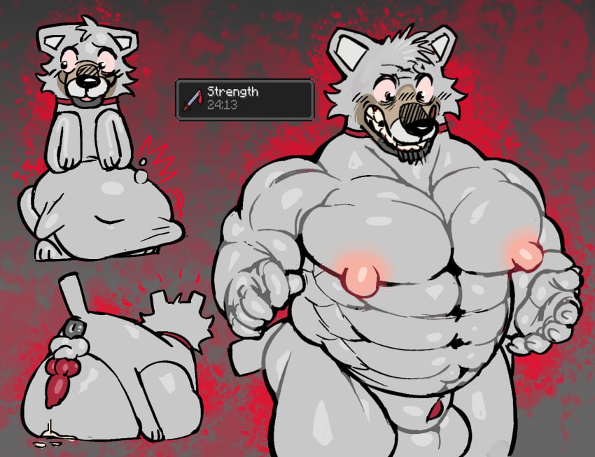 Wolf (Minecraft) Rule 34 Image