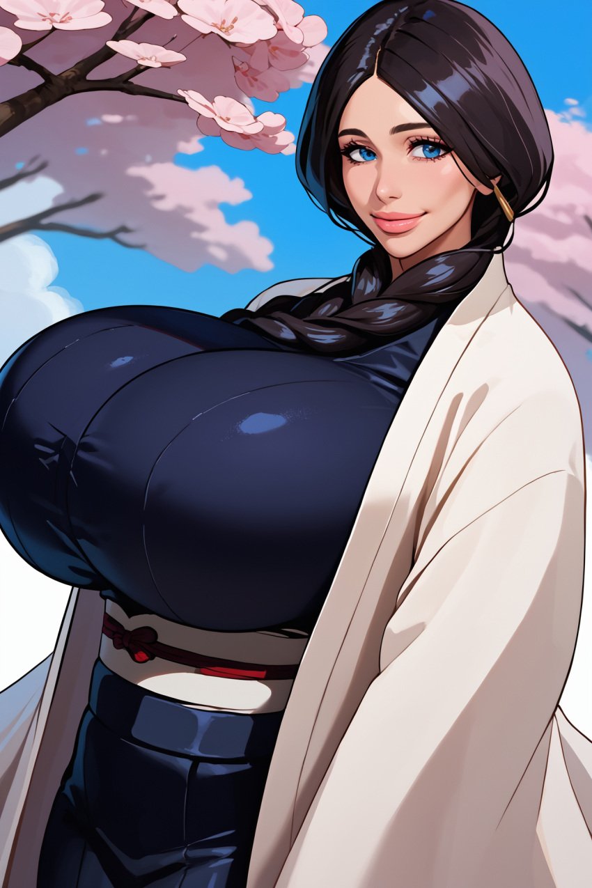 1girls ai_generated big_breasts bleach bythebrokenone female_only huge_breasts large_breasts solo solo_female tagme thick_lips thick_thighs unohana_retsu