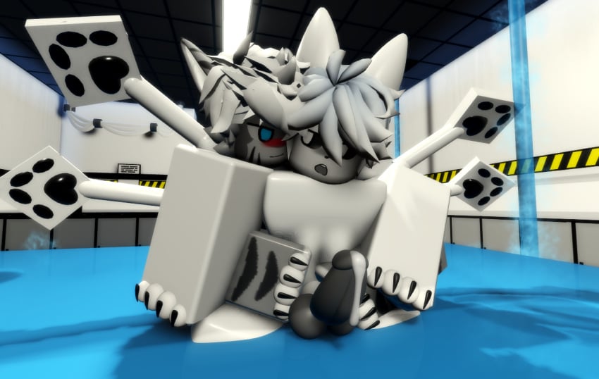 3d anal_penetration anthro balls changed_(video_game) cock consensual cum cum_while_penetrated furry male male/male ravenuwu roblox robloxian self_upload sex shark squid_dog_(changed) tagme tiger_shark tiger_shark_(changed)