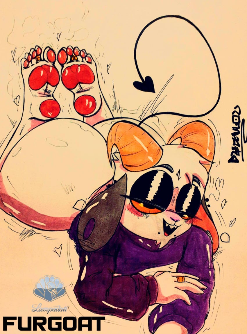 ass big_ass big_butt dyablou femboy femboy_only furry furry_only traditional_art traditional_media_(artwork) white_body