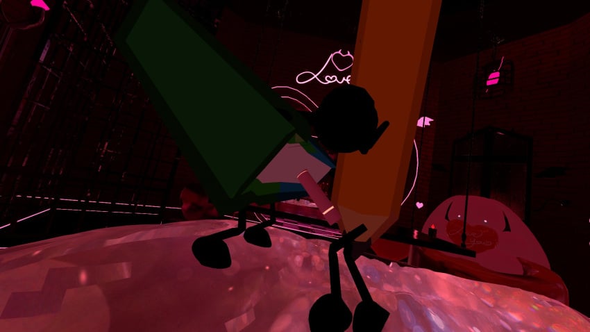 battle_for_dream_island bfdi book_(bfdi) dildo looking_up pencil_(bfdi) sex standing_sex vr_media vrchat