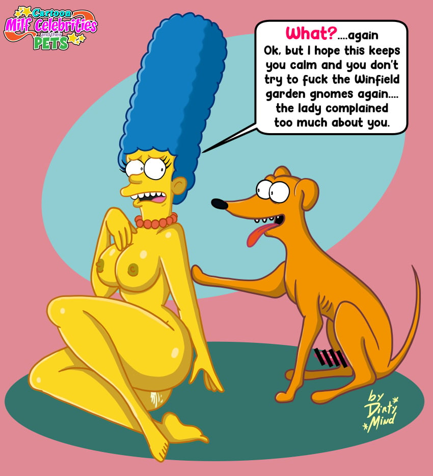 barefoot bestiality dirtymind feet imminent_sex interspecies marge_simpson santa's_little_helper santa_little_helper_(the_simpsons) the_simpsons zoophilia