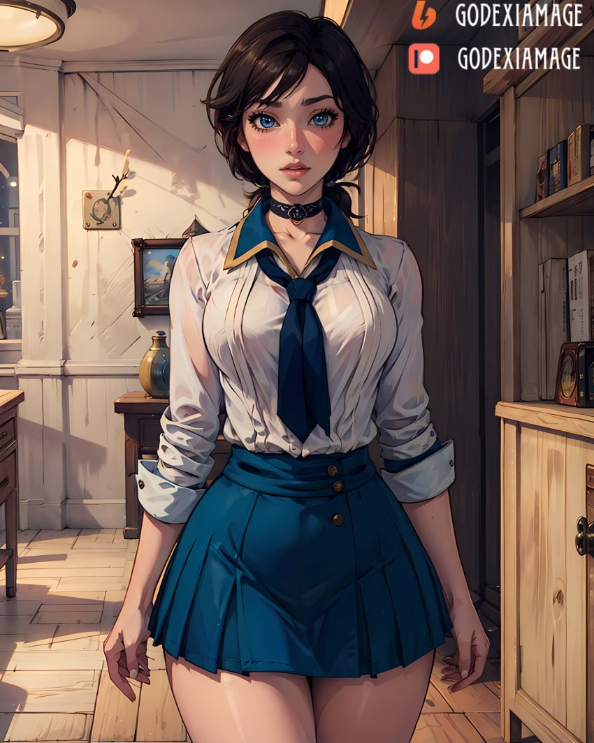 ai_generated bioshock bioshock_infinite busty elizabeth_comstock female female_focus godexiamage hourglass_figure tagme