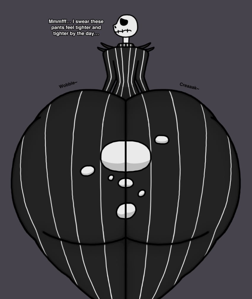 1boy big_ass big_ass_(male) big_butt huge_ass huge_butt jack_skellington nightmare_before_christmas skeleton solo solo_male the_nightmare_before_christmas wik45